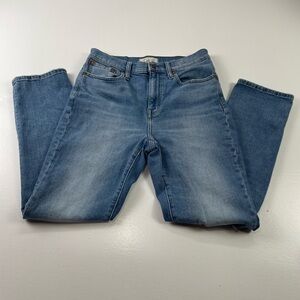 Madewell High Rise slim boy jean women size 26